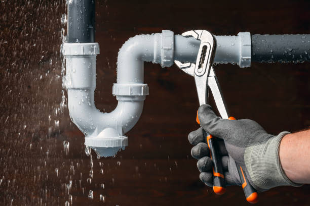 Professional Sewer Line Repair technician working in Albertson, NY
